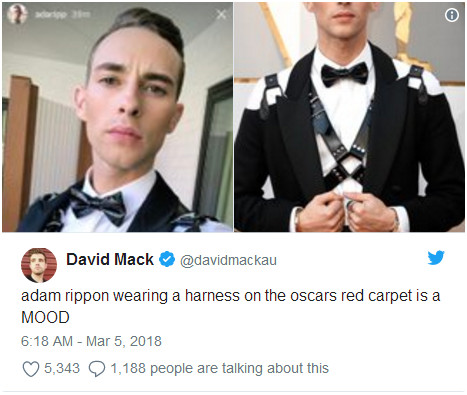 2018年奥斯卡颁奖典礼之后，又有哪些时尚趋势在社交媒体上走红了？