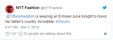 2018年奥斯卡颁奖典礼之后，又有哪些时尚趋势在社交媒体上走红了？