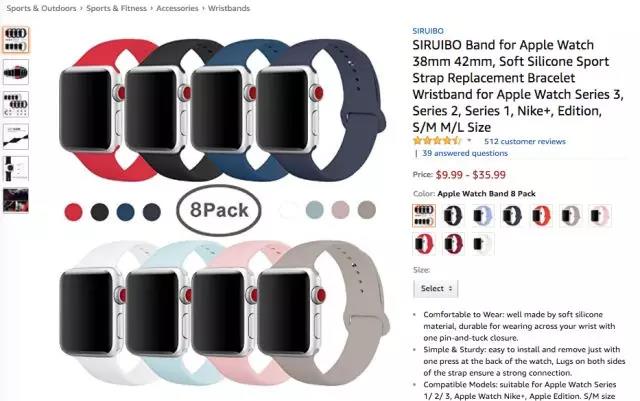 亚马逊户外品类爆款分析丨智能手表表带刷爆榜单，下一个风口会是智能可穿戴设备吗？