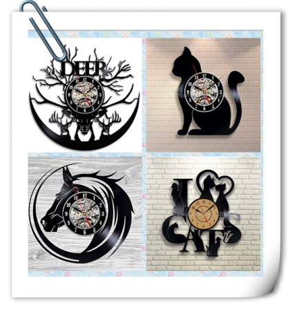 下一个节日爆款可能就是它——黑胶唱片挂钟