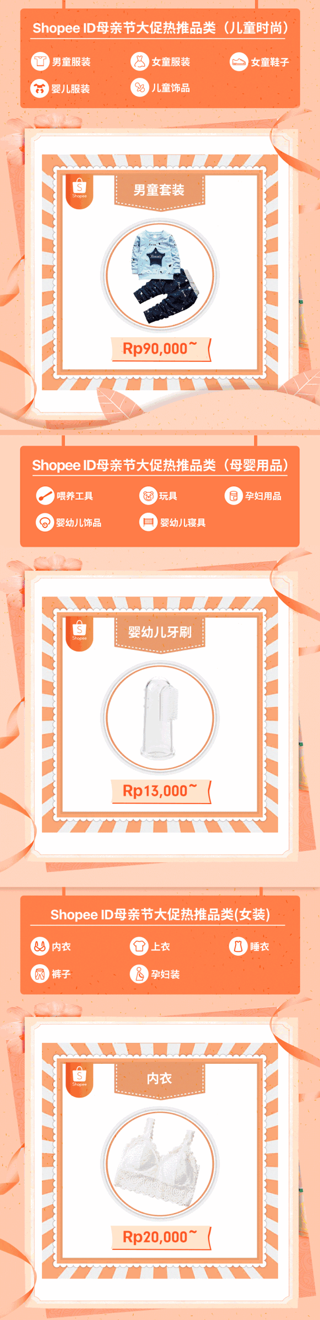 Shopee：东南亚母亲节大促爆款指南，快来上架吧！