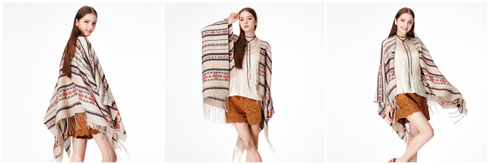 英伦风披肩，欧美长盛不衰的款式