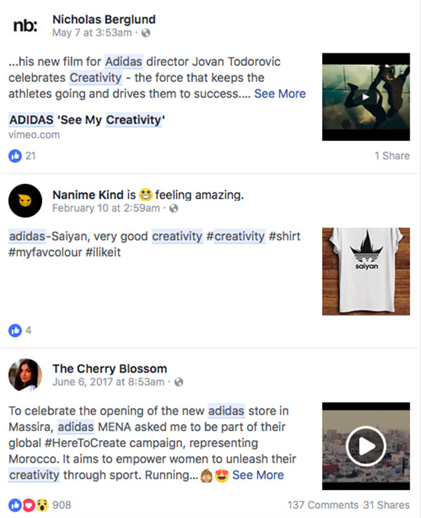 看2018年国际顶级品牌是怎么在Facebook和Instagram上投放广告的