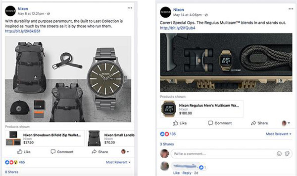 看2018年国际顶级品牌是怎么在Facebook和Instagram上投放广告的