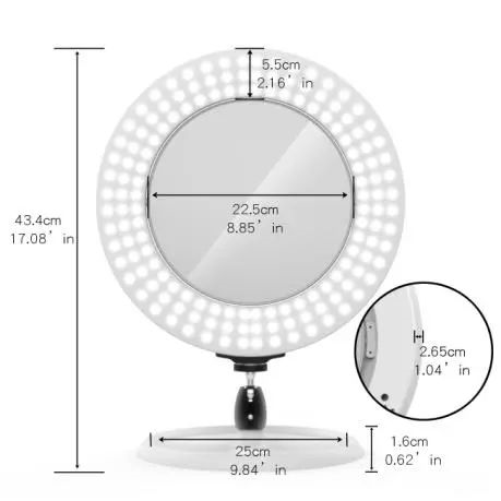 国外网红LED美颜补光灯，有望再度成为爆款