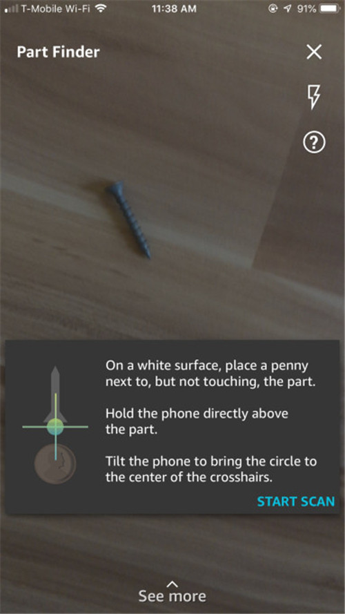 亚马逊移动端新推功能“Part Finder”