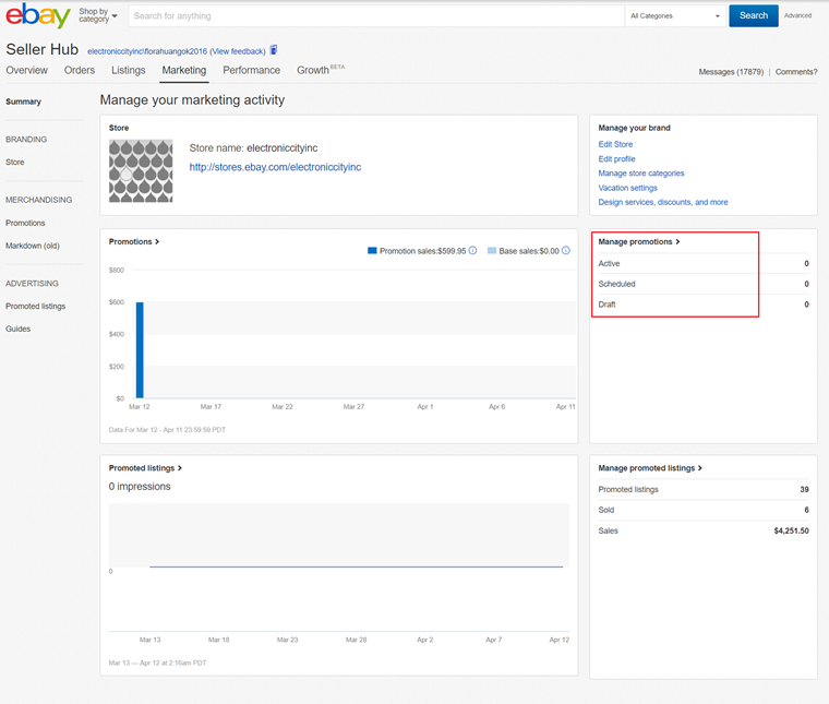eBay免费促销工具Order discount（订单折扣）设置方法