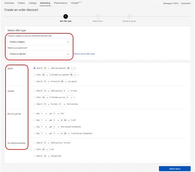 eBay免费促销工具Order discount（订单折扣）设置方法