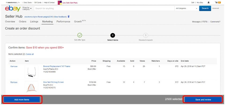 eBay免费促销工具Order discount（订单折扣）设置方法