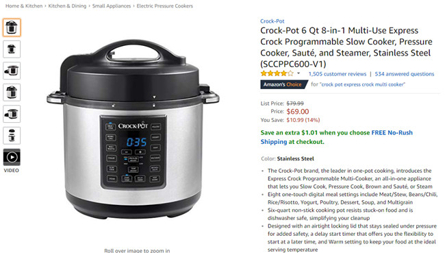 亚马逊爆款Instant Pot与老牌对手Crock-Pot“再度相逢”，谁会赢？