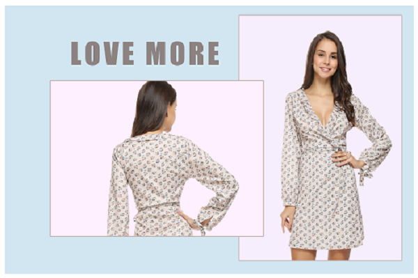 小清新印花连衣裙，欧美市场掀起新热潮