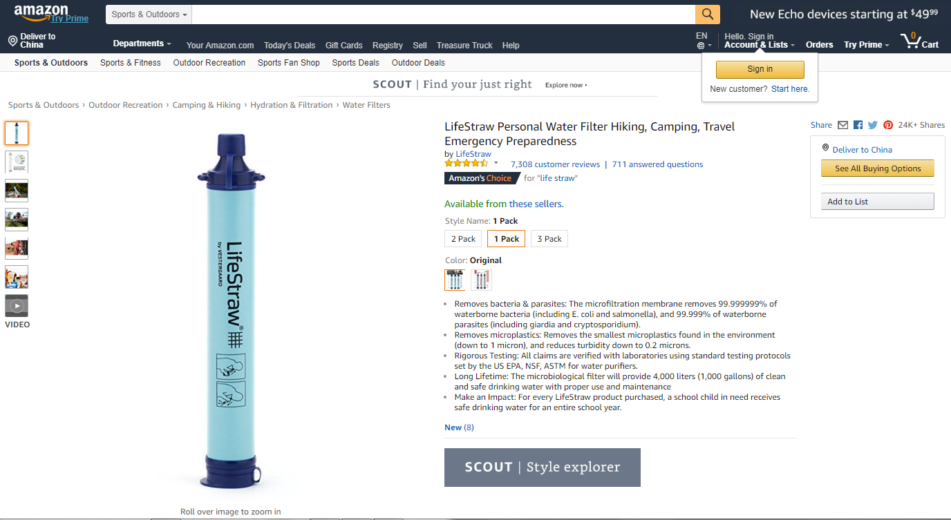 亚马逊上35款最实用的逃生用品，灾害频发季节或被疯狂抢购（上）