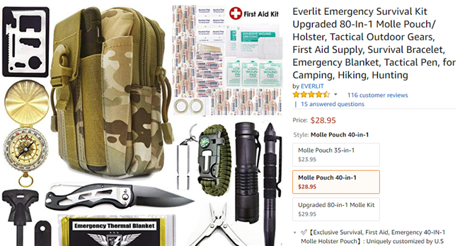 亚马逊上35款最实用的逃生用品，灾害频发季节或被疯狂抢购（下）