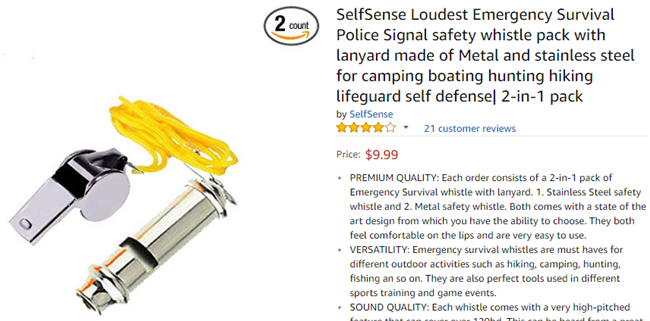 亚马逊上35款最实用的逃生用品，灾害频发季节或被疯狂抢购（下）