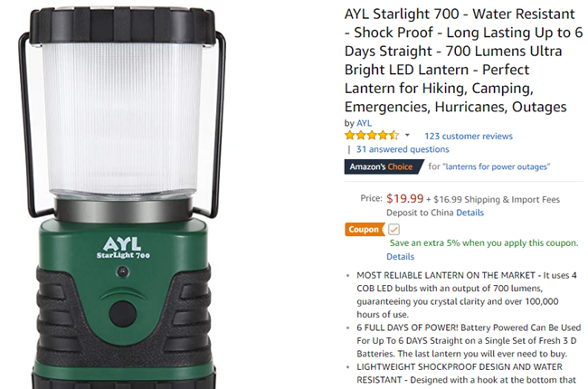 亚马逊上35款最实用的逃生用品，灾害频发季节或被疯狂抢购（下）