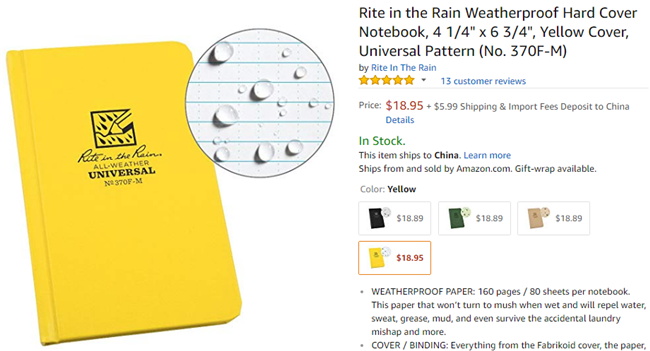 亚马逊上35款最实用的逃生用品，灾害频发季节或被疯狂抢购（下）
