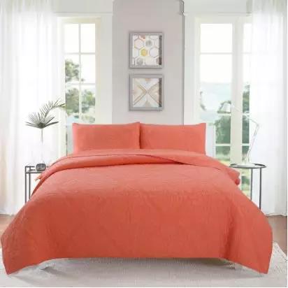 素色全棉水洗被，月生产力达3万套