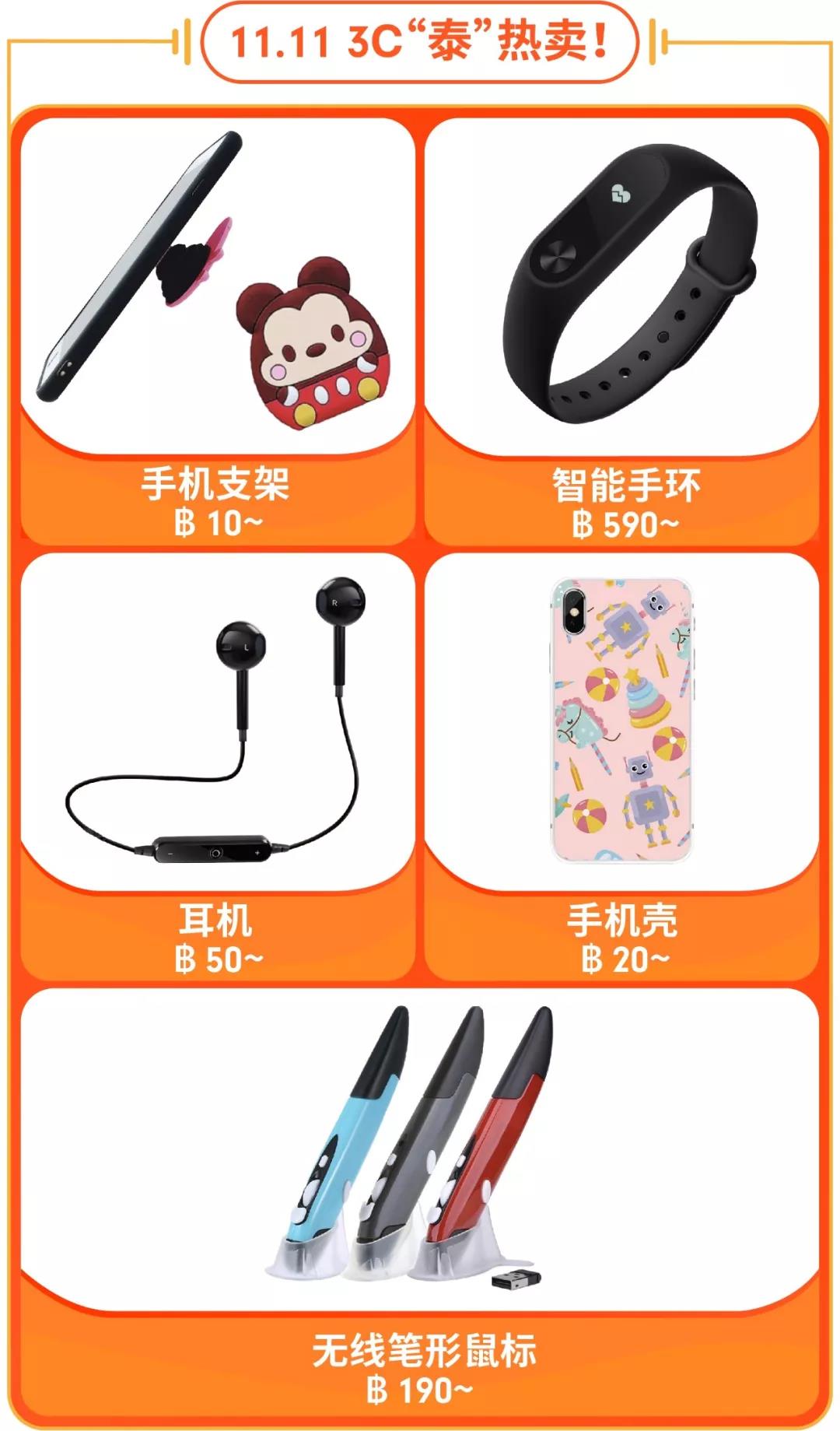 2018年Shopee 11.11大促泰国、越南站热卖品盘点 