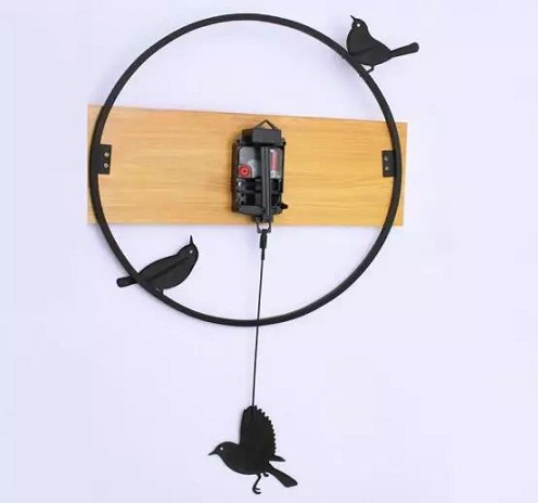 创意北欧风静音挂钟，简约自然热卖海外