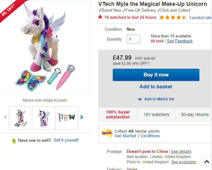 eBay英国站公布圣诞节玩具TOP清单，这12款玩具将成为节日爆款