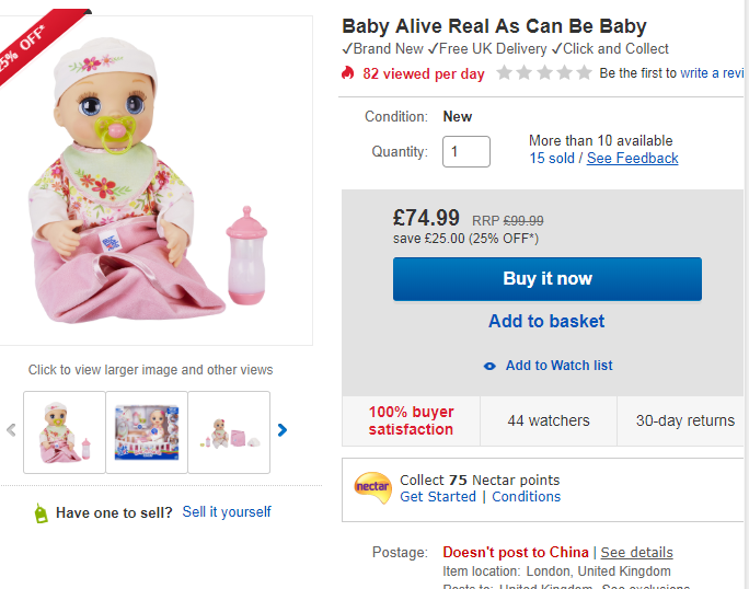 eBay英国站公布圣诞节玩具TOP清单，这12款玩具将成为节日爆款