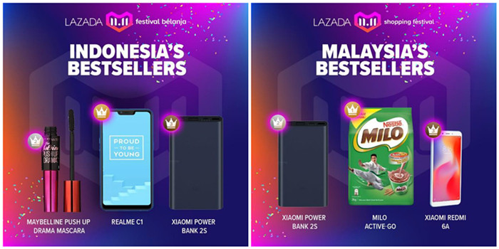 Lazada“双11”战报：开场1小时成交超120万笔订单