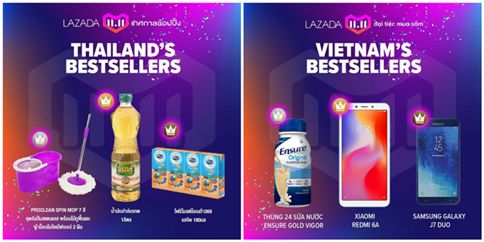 Lazada“双11”战报：开场1小时成交超120万笔订单