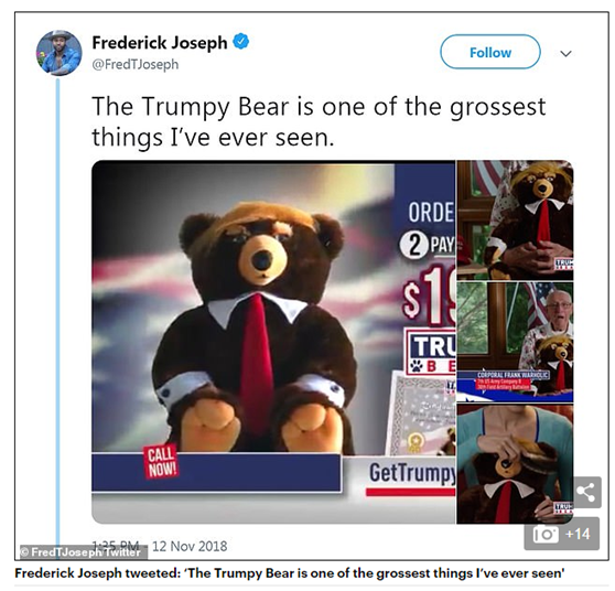 尴尬！受特朗普粉丝追捧的“特朗普熊”，又是中国制造！