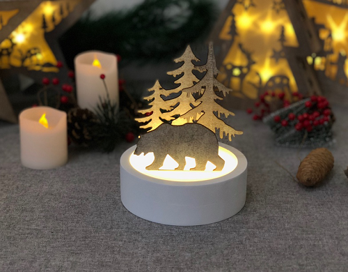 自然森林系节日灯饰,欧美爆款潜力产品