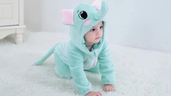 秋冬款动物造型萌娃哈衣，“晒娃狂魔”的不二选择