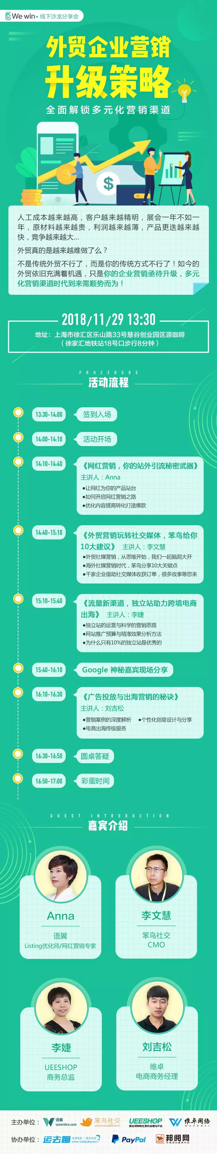 维卓上海站| Wewin 电商出海营销沙龙