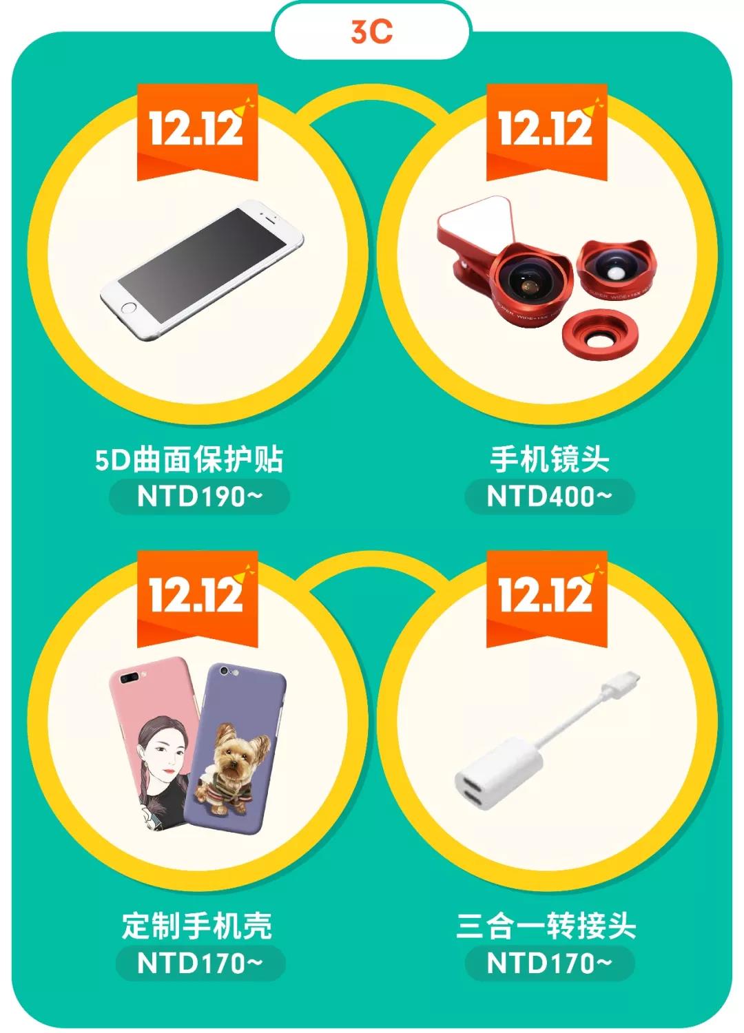 2018年Shopee 12.12印尼和台湾爆款在此~抢攻530亿美金