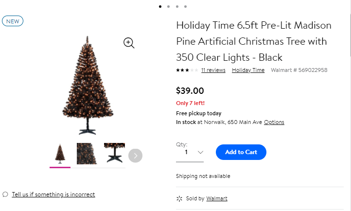 2018圣誕季熱門選品：黑色圣誕樹意外成黑馬爆款