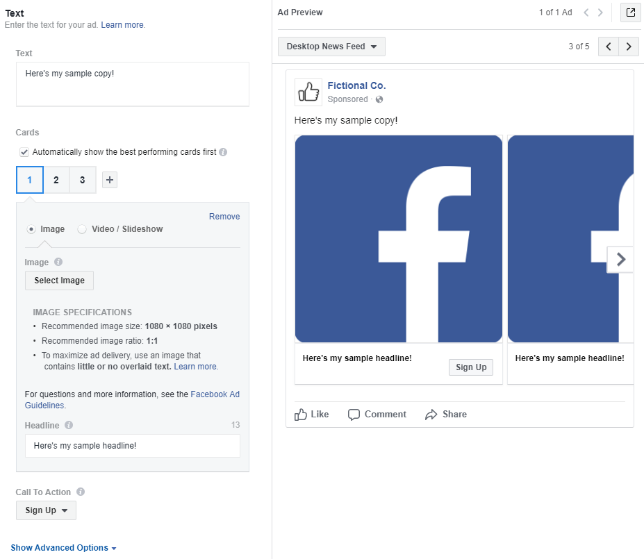 ​创建Facebook轮播广告的6个小技巧，有效降低广告成本提高转化率！