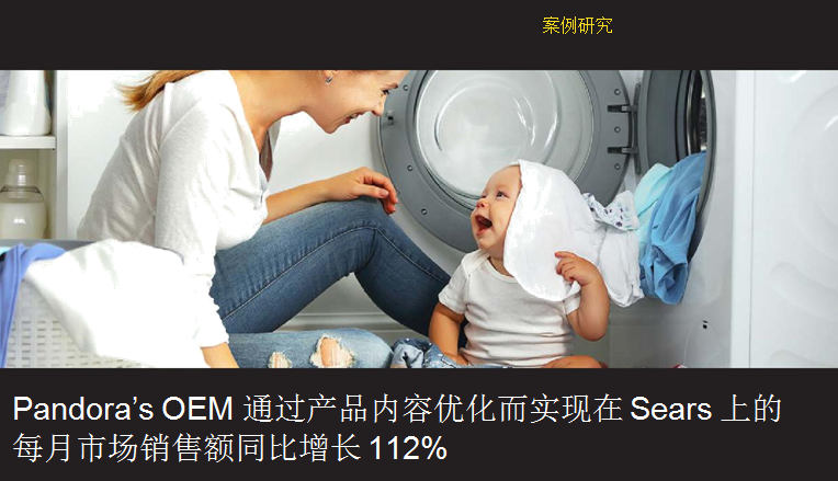 Pandora’s OEM 通过产品内容优化而实现在 Sears 上的每月市场销售额同比增长 112%