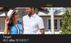 Target：通过eBay 吸引新客户