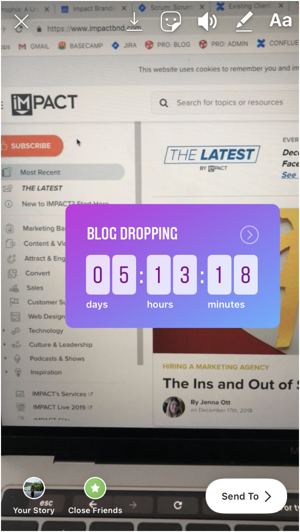 ​Instagram倒计时贴纸，简单还免费，有效引导用户回流