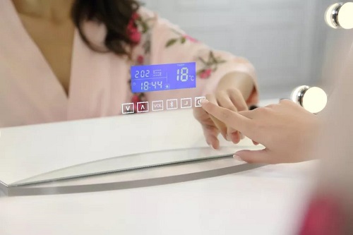 蓝牙智控三色化妆灯镜,台式、挂墙两不误