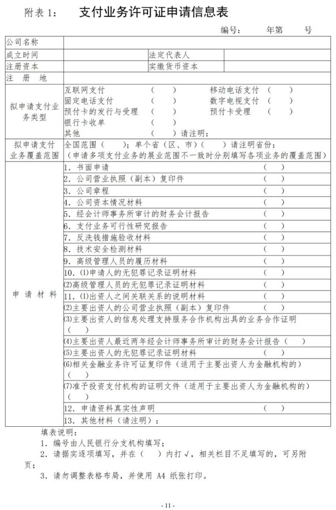 号外！央行发布新版《支付业务许可证》核发服务指南