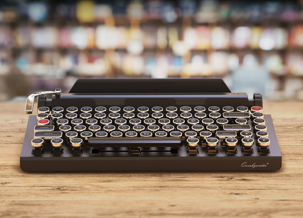 复古机械蓝牙键盘，每一个敲击声都能让你怀旧