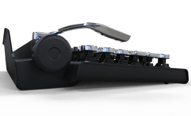 复古机械蓝牙键盘，每一个敲击声都能让你怀旧