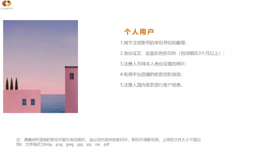 CaresPAY注册指引（以个人注册为例）