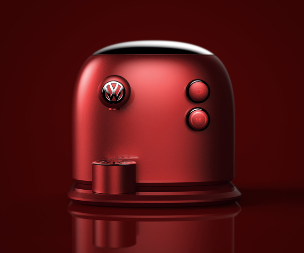 甲壳虫概念咖啡机，经典外形极致体验