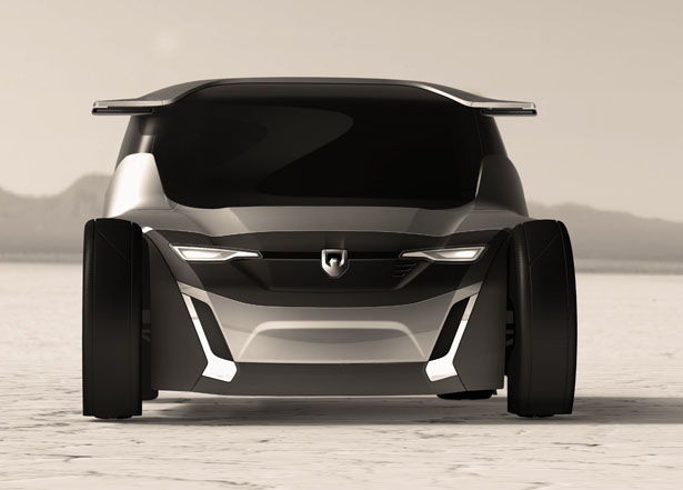 网络驱动概念车，未来交通工具