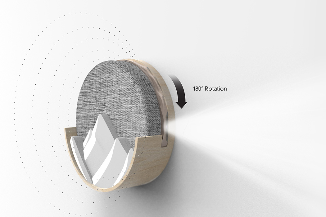 三维伪装壁钟，实时播报新闻天气