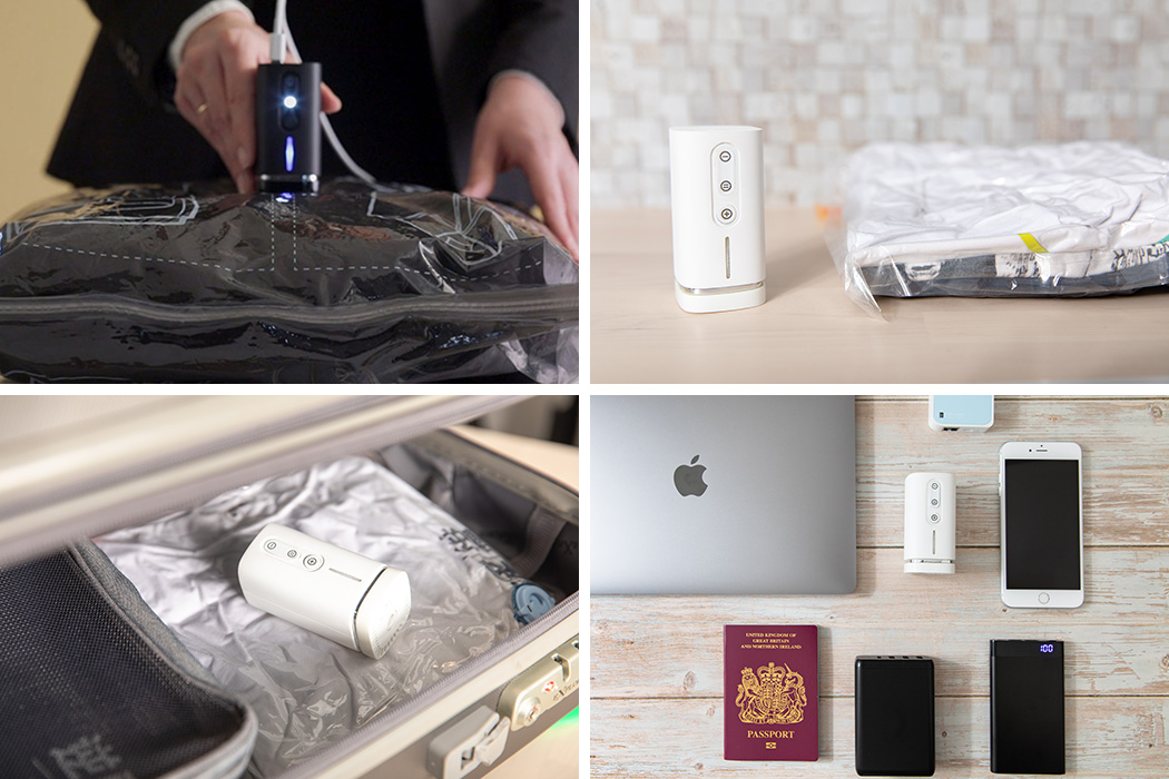 手持式真空吸尘器，使空间高效包装