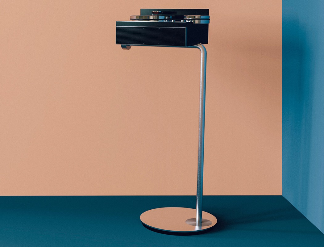 时尚现代的唱片机，多种播放功能