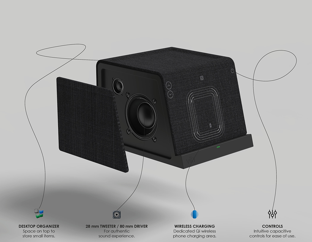 三合一音箱，可充电可收纳