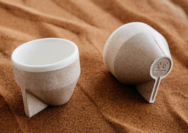 可爱又独特，沙漠咖啡杯