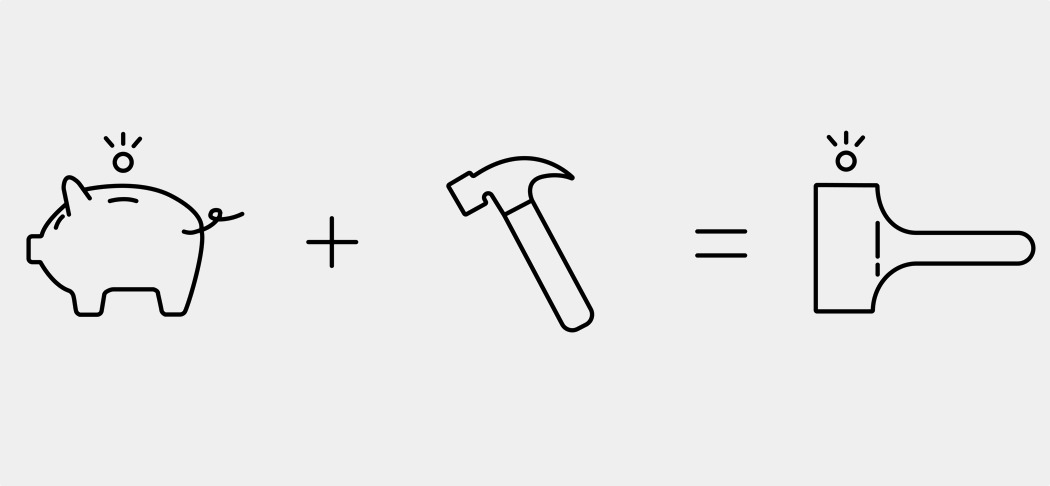 省钱的终极奥秘，竟是液压锤储钱罐